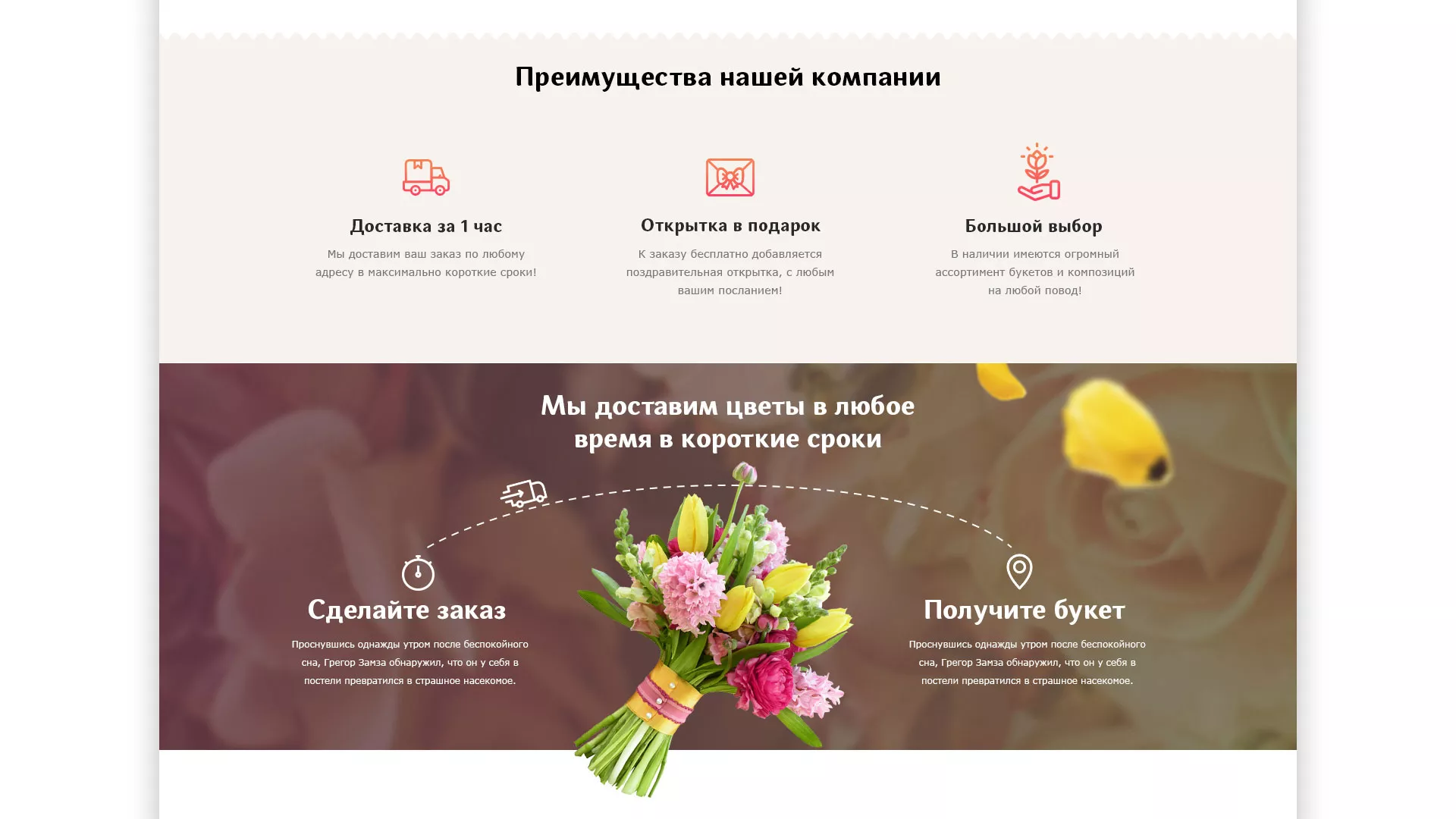 Создание интернет-магазина «Букет-онлайн» по цветам в Зеленокумске
