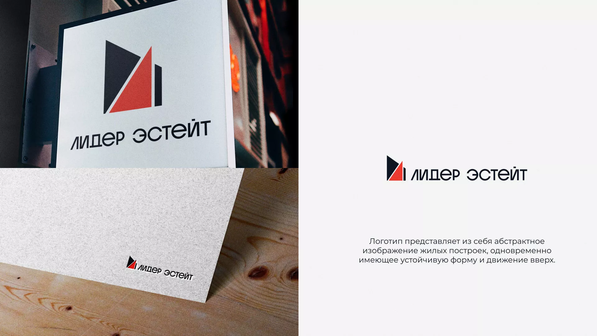 Сделали логотип для агентства недвижимости «Лидер Эстейт» в Зеленокумске